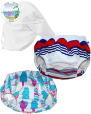 maillots-bain-couche-bébés-fillette