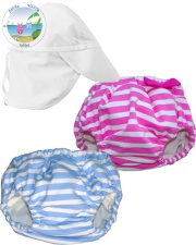 maillots-bains-couche-bébé-fillette